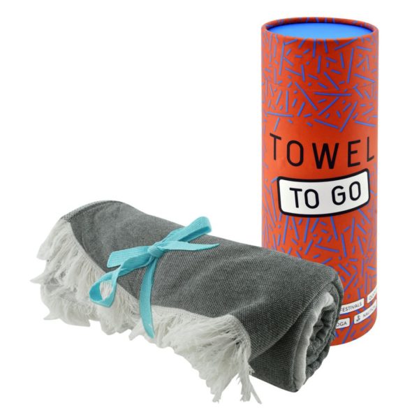 Towel to Go Ibiza Star Black TTGSTSY 02