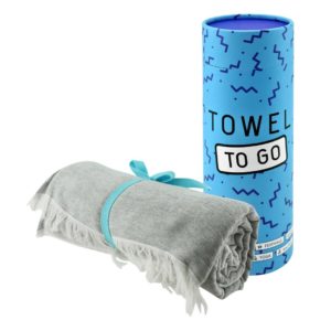 Towel to Go Ibiza Star Grey TTGSTGR 02