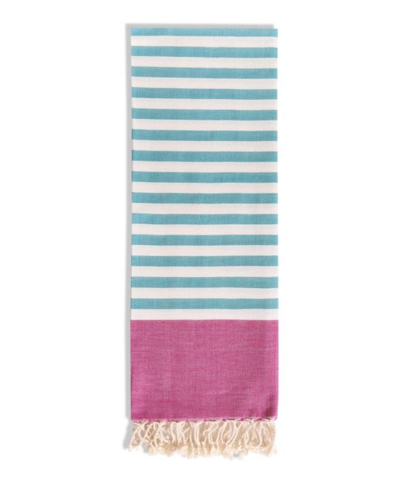 Towel to Go Neon Fuchsia Turquoise TTGNEON016 03